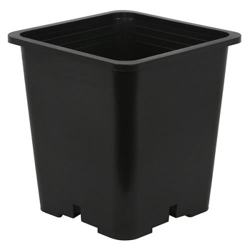 Gro Pro Premium Nursery Pot - Square, Black