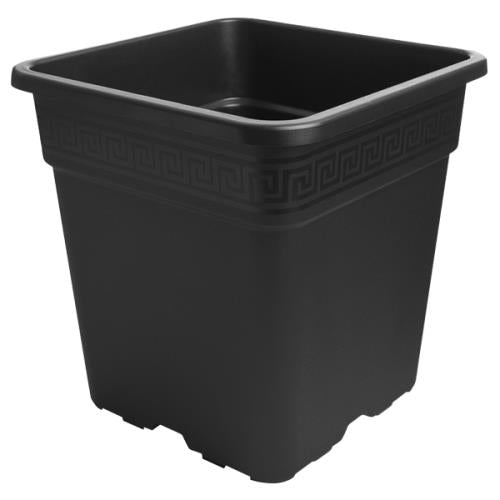 Gro Pro Black Square Pot 8 Gallon