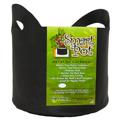 Smart Pot Black 25 Gallon w/ Handles (50/Cs)