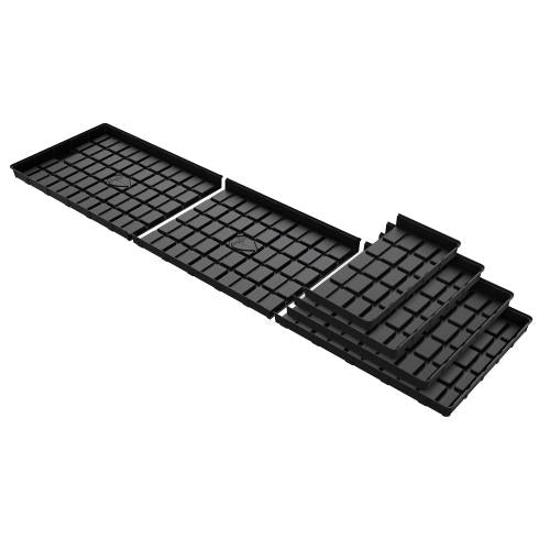 Botanicare Black ABS Drain Tray System, 4 Ft Wide