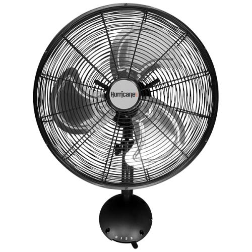 Hurricane Pro High Velocity Oscillating Metal Wall Mount Fan 16 in