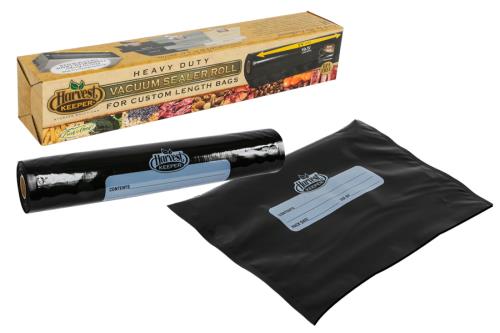 Harvest Keeper Black/Black Vacuum Sealer Bags, Precut